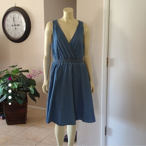 Blue Dahlia Denim Summer Dress - Picture 3 of 12